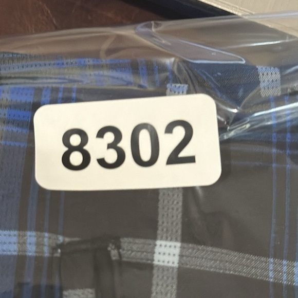 Nike Golf Tour Performance Shorts Men's 32 Blue Plaid Dri-Fit Inseam 11.75" - Picture 13 of 13